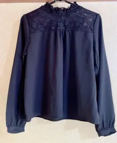 Honeys colza トップス ブラック 黒 レース