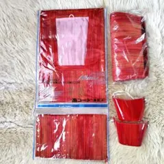 和装用雨コート　和装ニ部式　　　　携帯ポーチ付　バック　草履カバーのサムネイル