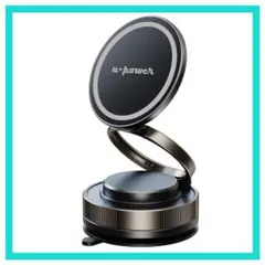 U-POWER スマホホルダー 車 ナノゲル吸着×真空吸盤 W固定構造