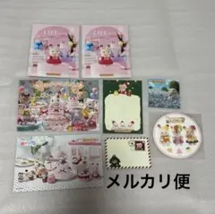 シルバニアファミリー　いちごのアニバーサリー　ポストカード　スクエアステッカー