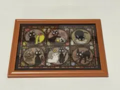 마녀배달부 키키 ジグソーパズル 額縁付き 完成品 ステンドグラス風