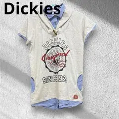 ① Dickies半袖パーカー　ディッキーズ Tシャツ L