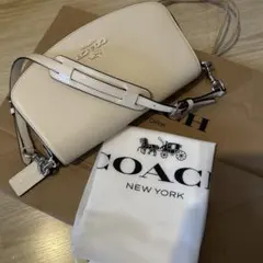 値下げ不可☆コーチ☆シグネチャー☆レザークロスボディ バッグ☆新品