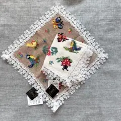 FEILER × 近沢レース店 ◆ ハイジ ハンカチ 2枚セット