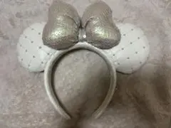 ホワイトキルティングカチューシャ