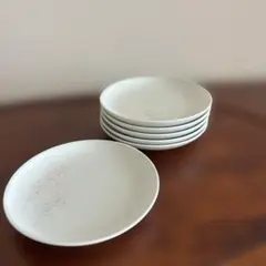 桜の花柄シリーズ⑧　陶器皿 6枚セット 　13㎝