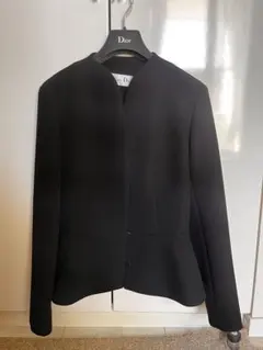 Christian Dior 黒　ペプラム　ジャケット