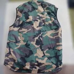 New Era カモフラージュ柄 ベストリバーシブル
