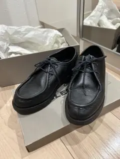 ZARA ブラック モカシン デッキシューズ - メルカリ