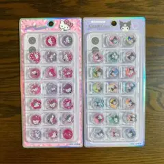 正規品　おはじきシール　キラコロ　クロミ　ハローキティ　2点セット