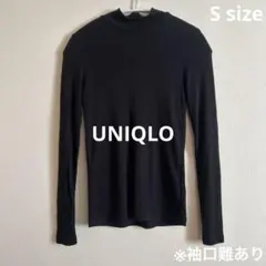 リブハイネックt ユニクロ