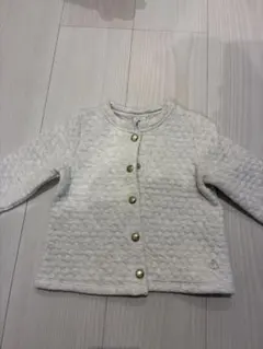 プチバトーキルティングカーディガン