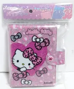 新品　ハローキティ シールバインダー シール帳 ヒョウ柄 キティ サンリオ 人気