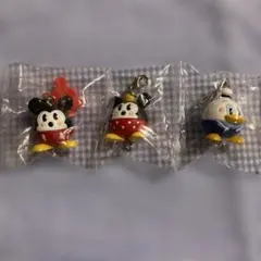 【未使用・非売品】ディズニー・ミッキーフレンズの卵型チャーム6個セット