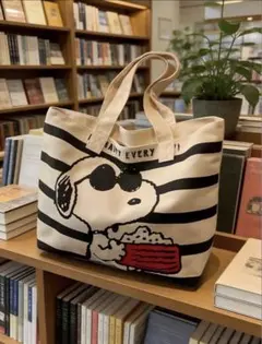 スヌーピー トートバッグ 大きめ