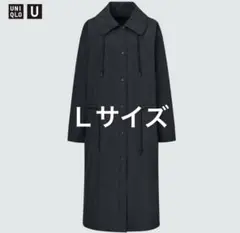 ☆美品☆UNIQLO U 22SS ナイロンコート　ブラック　Ｌサイズ