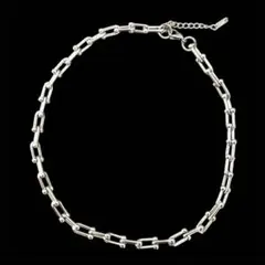 【新品未使用】ハードウェア Uチェーン ネックレス スリム ステンレス