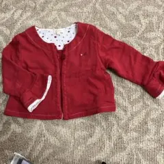 HUSHUSH カーディガン 100 レッド
