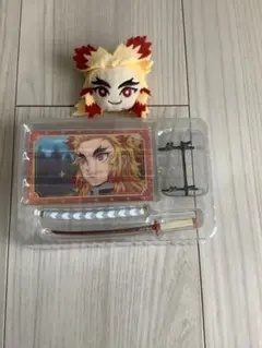 鬼滅の刃　日輪刀コレクション2　煉獄杏寿郎　フェイスバッチ　マスコットバッジ