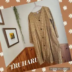 春先にも　TSUHARU　サマンサモスモス　 総刺繍　羽織り　ワンピース