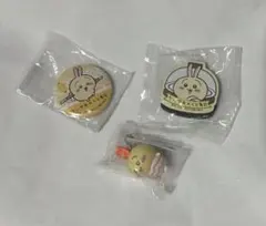 ちいかわ うさぎ バッジ＆キーホルダーセット