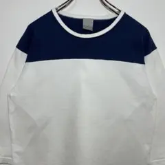 NIKE ナイキ　七分袖　Tシャツ　ワンポイントロゴ　サイズM スポカジ　古着のサムネイル