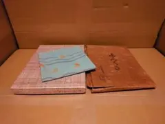茶道具　帛紗　水色、柄有り　土田友湖のサムネイル