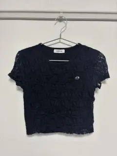 ラグアジェム レース 半袖Tシャツ 黒 - メルカリ