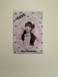 イコラブ　生写真　音嶋莉沙　猫衣装　mikko コラボ