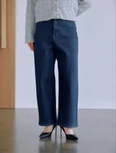 COHINA DENIM セミワイドストレート インディゴ regular XS
