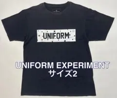 日本製unifrom experiment 黒Tシャツサイズ2 fragment