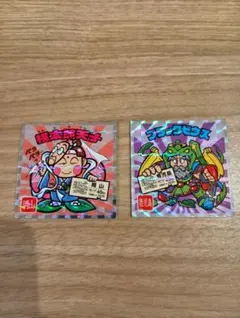 ご当地ビックリマンシール　西日本編　ブラックゼウス　桃太郎天使　2枚セット