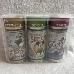 ディズニー 空き缶 日本茶セット ミッキー ミニー ドナルド