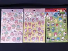 サンリオキャラクターズ☆ペタペタシール☆3枚セット