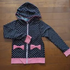 ハート柄フード付きラッシュガード　120