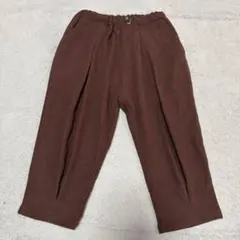 タイニーマノン　タックパンツ　ブラウン　100cm