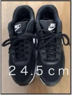 NIKE AIR MAX 90 ブラック／ホワイト 24.5 傷汚れ等有り