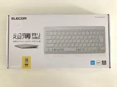 ELECOM キーボード ワイヤレス パンタグラフ TK-FDP098TWH