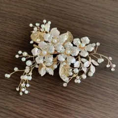 フラワー　ヘッドドレス　ウエディング