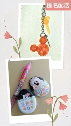 【ディズニーグッズ3個セット】イースター2016　ミニー缶　プーさんシャーペン