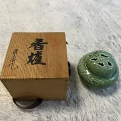 【箱の蓋なし】韓国高麗青磁 茶入 扶林窯 李奇休作 仕覆付 茶道具 箱の蓋なし】韓国高麗青磁 茶入 扶林窯 李奇休作 仕覆付 茶道具 - メルカリ