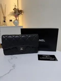 156 CHANEL マトラッセ フラップ長財布 - メルカリ