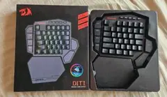 REDRAGON RGB 左手キーボード 青軸 K585RGB-SE