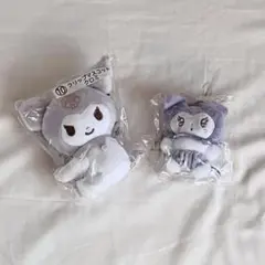 クロミ　サンリオ当たりくじ&ガシャポン　クリップスコット ぬいぐるみセット