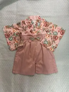 SWEET MOMMY ベビー袴 女の子 花柄着物ロンパース 90cm