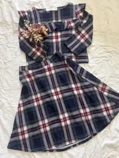 ナイトSALE♡トッコクローゼット♡チェック柄フリルセットアップ