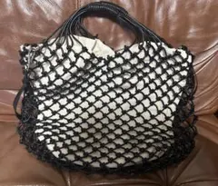ZARA メッシュ バッグ ショルダーストラップ付　ブラック ザラのサムネイル