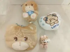 mikko character ラテ4点セット ガチャガチャ 新品未使用