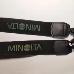 MINOLTA 純正 カメラストラップ ブラック