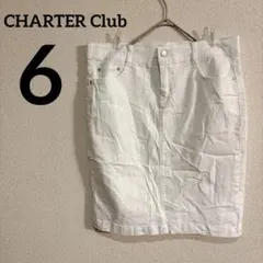 CHARTER Club 【6】ホワイトタイトスカート
